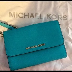 Light blue Michael Kors crossbody